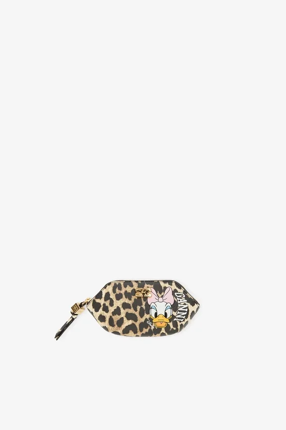 Daisy Duck Leopard Coin Purse Daisy Duck Leopard Coin Purse