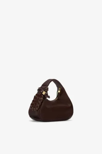 Daisy Duck Mini Hobo Bag in Brown