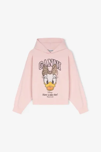 Daisy Duck Pink Cropped Hoodie