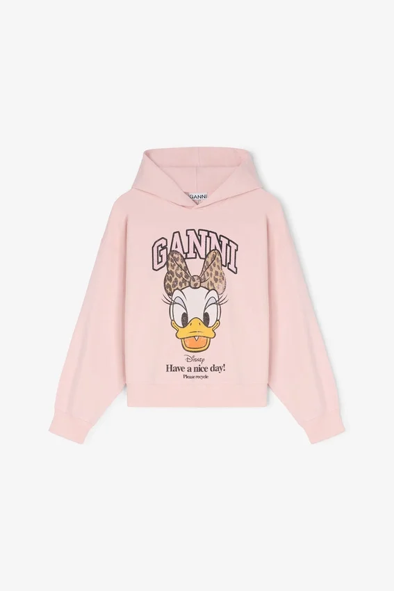 Daisy Duck Pink Cropped Hoodie Daisy Duck Pink Cropped Hoodie
