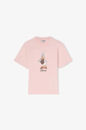 Daisy Duck Pink Printed Baby Fit T-shirt