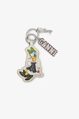 Daisy Duck White Keyring