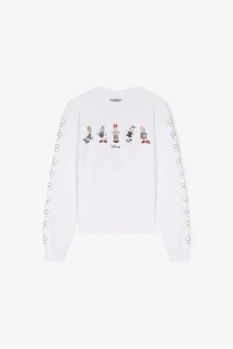 Daisy Duck White Long-sleeve T-shirt