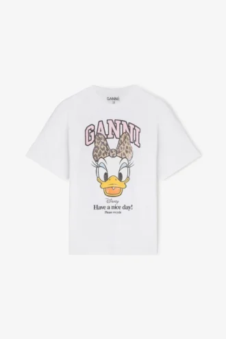 Daisy Duck White Printed T-shirt