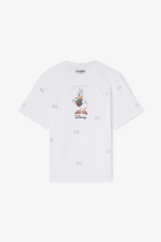 Daisy Duck White Printed T-shirt