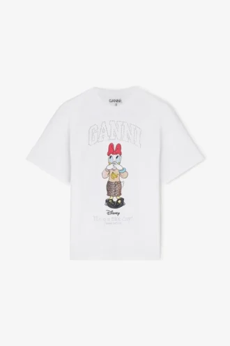 Daisy Duck White Printed T-shirt