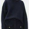 Dark Blue Wool Sweater