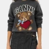 Dark Grey Graphic Bear Sweater Dark Grey Graphic Bear Sweater