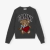 Dark Grey Graphic Bear Sweater Dark Grey Graphic Bear Sweater