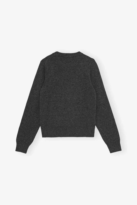 Dark Grey Graphic Bear Sweater Dark Grey Graphic Bear Sweater