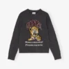 Dark Grey Graphic Tiger Sweater Dark Grey Graphic Tiger Sweater