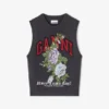 Dark Grey Rose Wool Vest Dark Grey Rose Wool Vest
