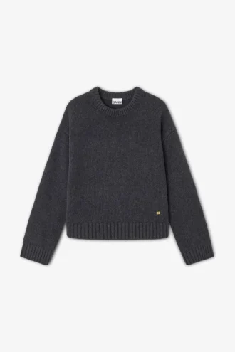 Dark Grey Wool Mix Sweater