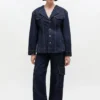 Dark Rinse Denim Blazer Dark Rinse Denim Blazer