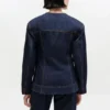 Dark Rinse Denim Blazer Dark Rinse Denim Blazer