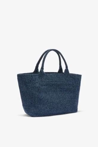 Denim Medium Bear Tote