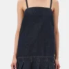 Denim Strap Mini Dress Denim Strap Mini Dress