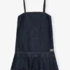 Denim Strap Mini Dress Denim Strap Mini Dress