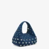 Denim Stud Mini Hobo Bag Denim Stud Mini Hobo Bag