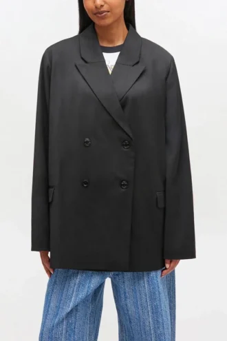 Double-breasted Wool Blazer