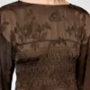 Dress in Brown Satin Dress in Brown Satin