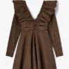 Dress in Check Taffeta