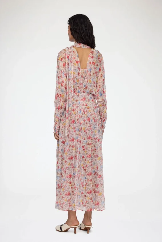 Dress in Floral Silk Dress in Floral Silk