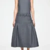 Dress in Grey Wool Melange Dress in Grey Wool Melange