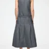 Dress in Grey Wool Melange Dress in Grey Wool Melange