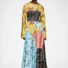 Dress in Multi Printed Silk Dress in Multi Printed Silk
