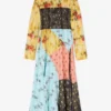 Dress in Multi Printed Silk Dress in Multi Printed Silk