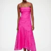 Dress in Pink Shibori Organza