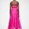 Dress in Pink Shibori Organza