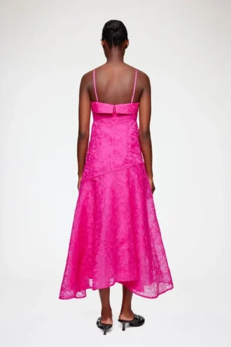 Dress in Pink Shibori Organza