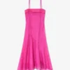 Dress in Pink Shibori Organza