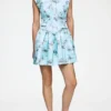 Dress in Printed Satin Dress in Printed Satin