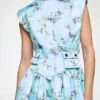 Dress in Printed Satin Dress in Printed Satin
