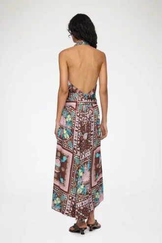 Dress in Printed Twill