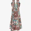 Dress in Printed Twill