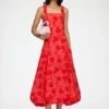 Dress in Red Fil Coupe