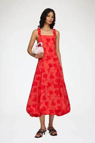 Dress in Red Fil Coupe