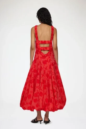 Dress in Red Fil Coupe