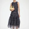 Dress in Shibori Organza