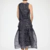 Dress in Shibori Organza