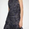 Dress in Shibori Organza
