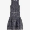 Dress in Shibori Organza