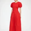 Dress in Smocked Cotton