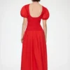 Dress in Smocked Cotton