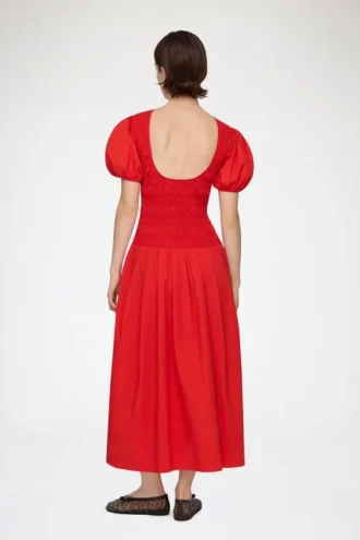 Dress in Smocked Cotton