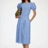 Dress in Striped Cotton